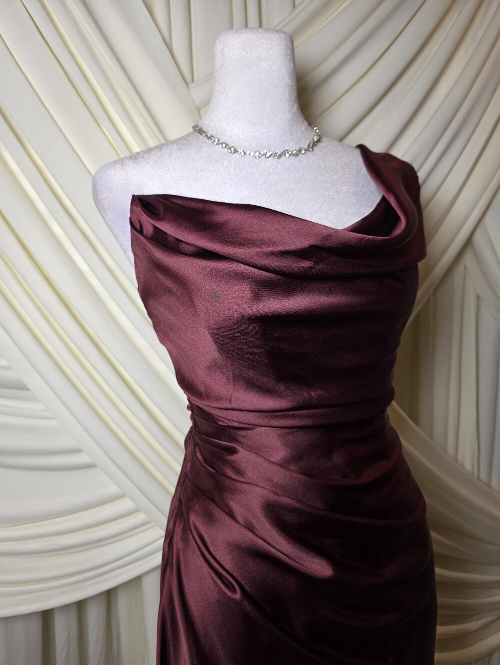 babyboo Thalassa Long Dress - Cherry Lacquer NWT $180 XL - Picture 4 of 13